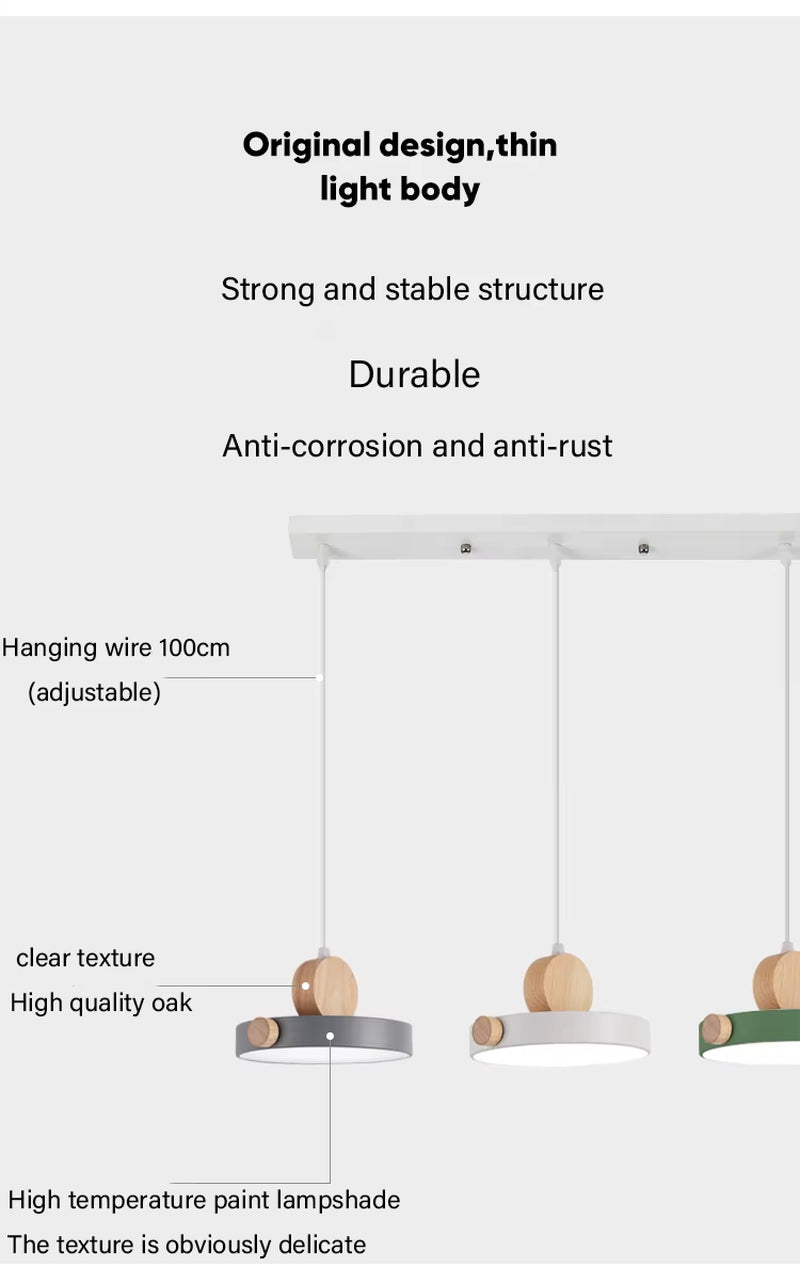 Household Appliances Chandelier Modern LED Chandelier Three-Tone Lighting Home Living Room Room Decoration Lighting Chandelier