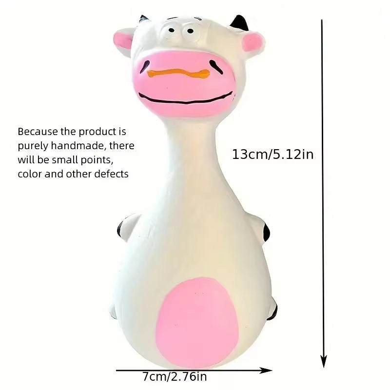 Soft Rubber Chewy Toys Four Styles Squeaky Interactive Throwing Games Cute and Fun Suitable for Small and Medium Sized Dogs