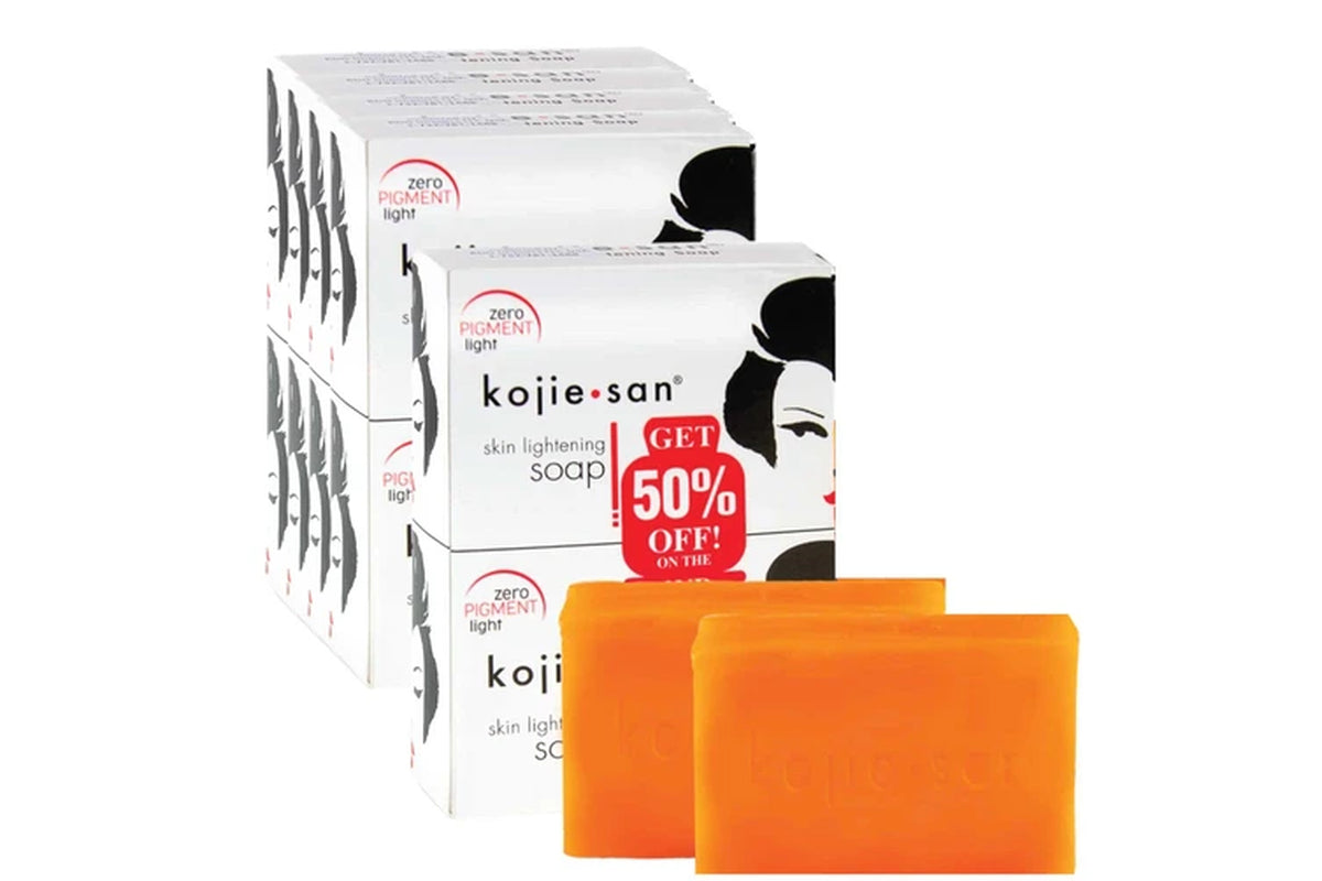 10X 135G Kojie San Soap Bar - Original Kojic Acid Bars