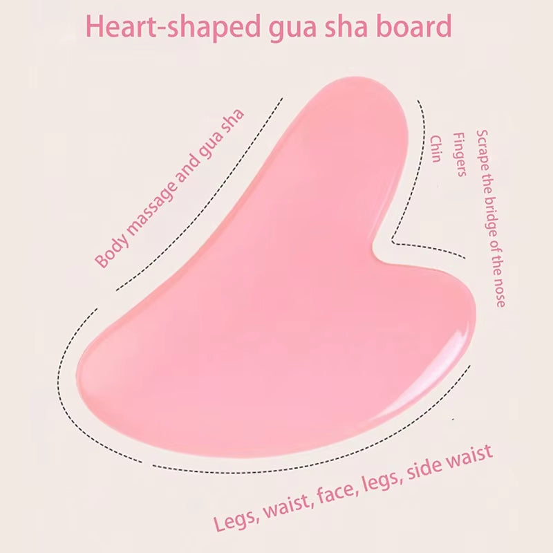 2Pcs Ice Face Roller Gua Sha Scraper Set Portable Face Neck Skincare Tool Facial Massage Roller Lifting Contouring Beauty Tools