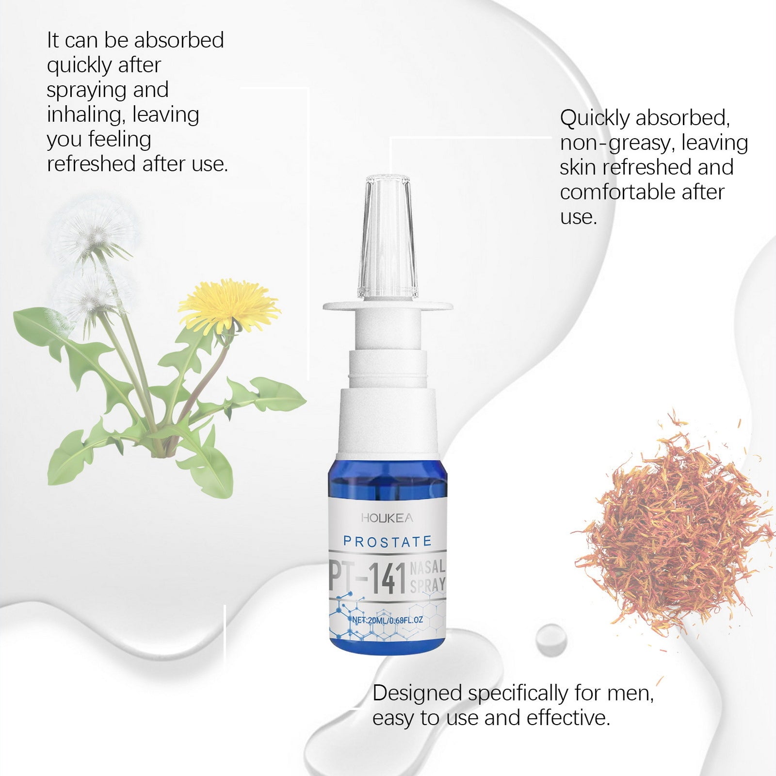 20Ml PT-141 Nasal Spray, Prostate Care Nasal Spray Peptide Nasal Spray AU