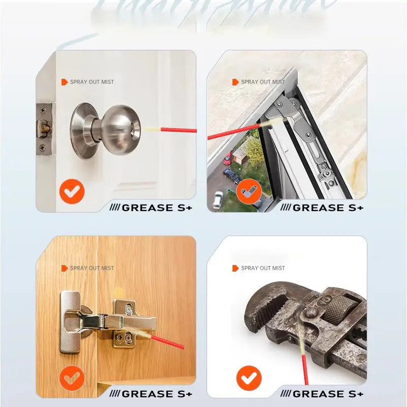 Multi-Function Rust Removal Spray-180Ml Forlubrication, Rust Prevention & Noise Reduction