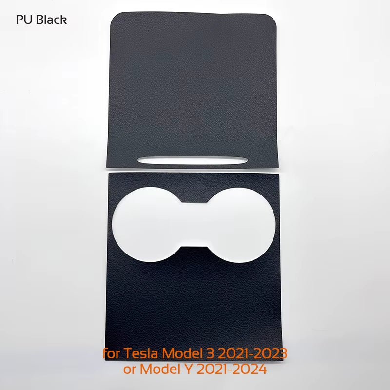 For Tesla Model 3 Highland Y Juniper 2021-2026 PU Center Console Protector Cover Central Control Panel Sticker Film Accessories