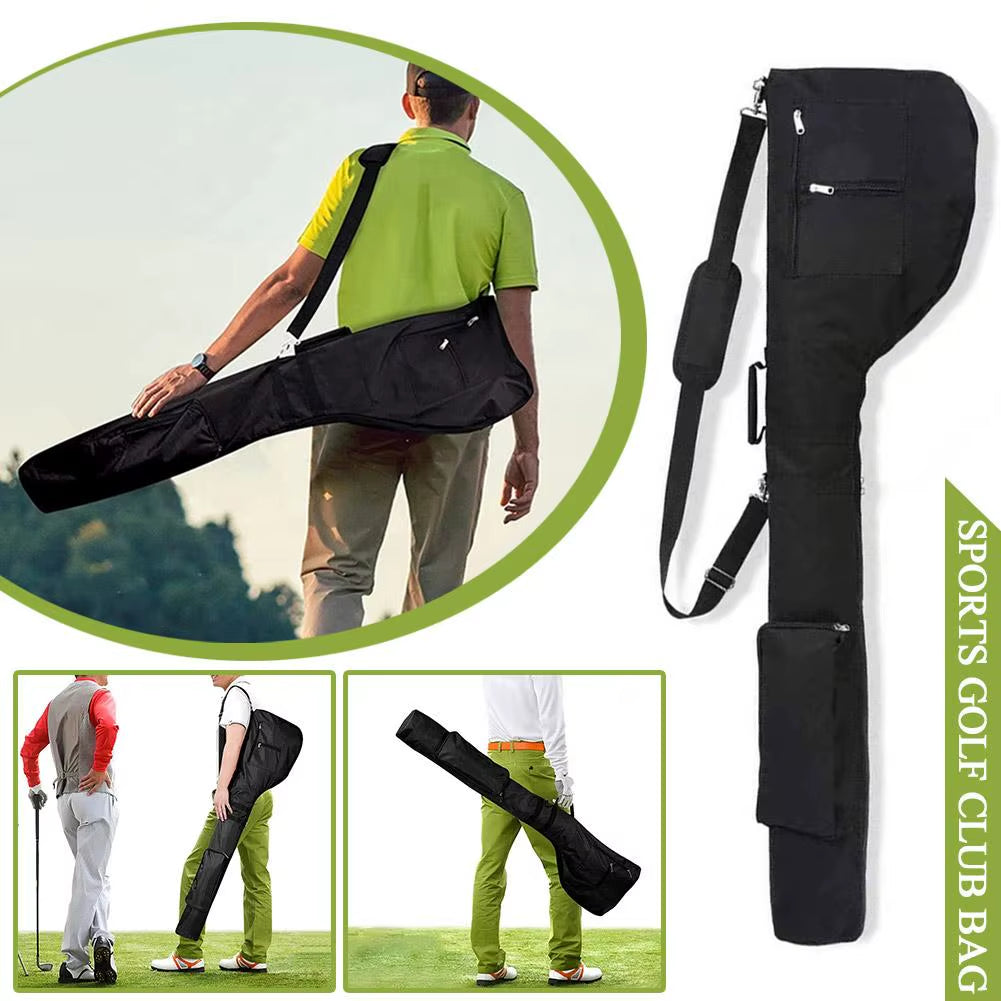 Golf Sunday Bag Golf Club Bag Mini Golf Bag Training Practice Golf Bag Travel Case Foldable Golf Bags for Men Women