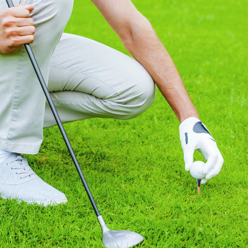 Golf Rubber Tee Golf Tee Holder Golf Rubber Tee with Rope Cartoon Golf Tees Exquisite Golf Accessories Random