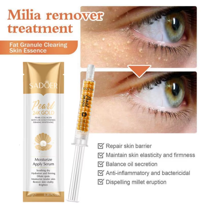 Fat Granules Removal Eye Serum anti Dark Circle Eye Bags Fade Fine Line Essence Anti-Puffiness Moisturizing Skin Care Products