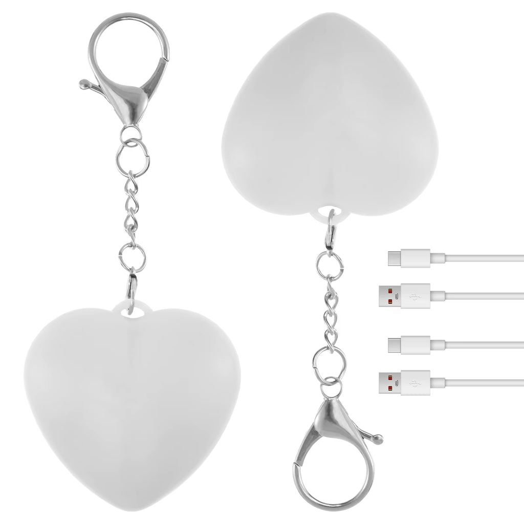 2Pc Purse Glow Heart Light LED Automatic Sensor Purse Light Touch Activated Handbag Light Handbag Night Light Handbag Purse Lamp