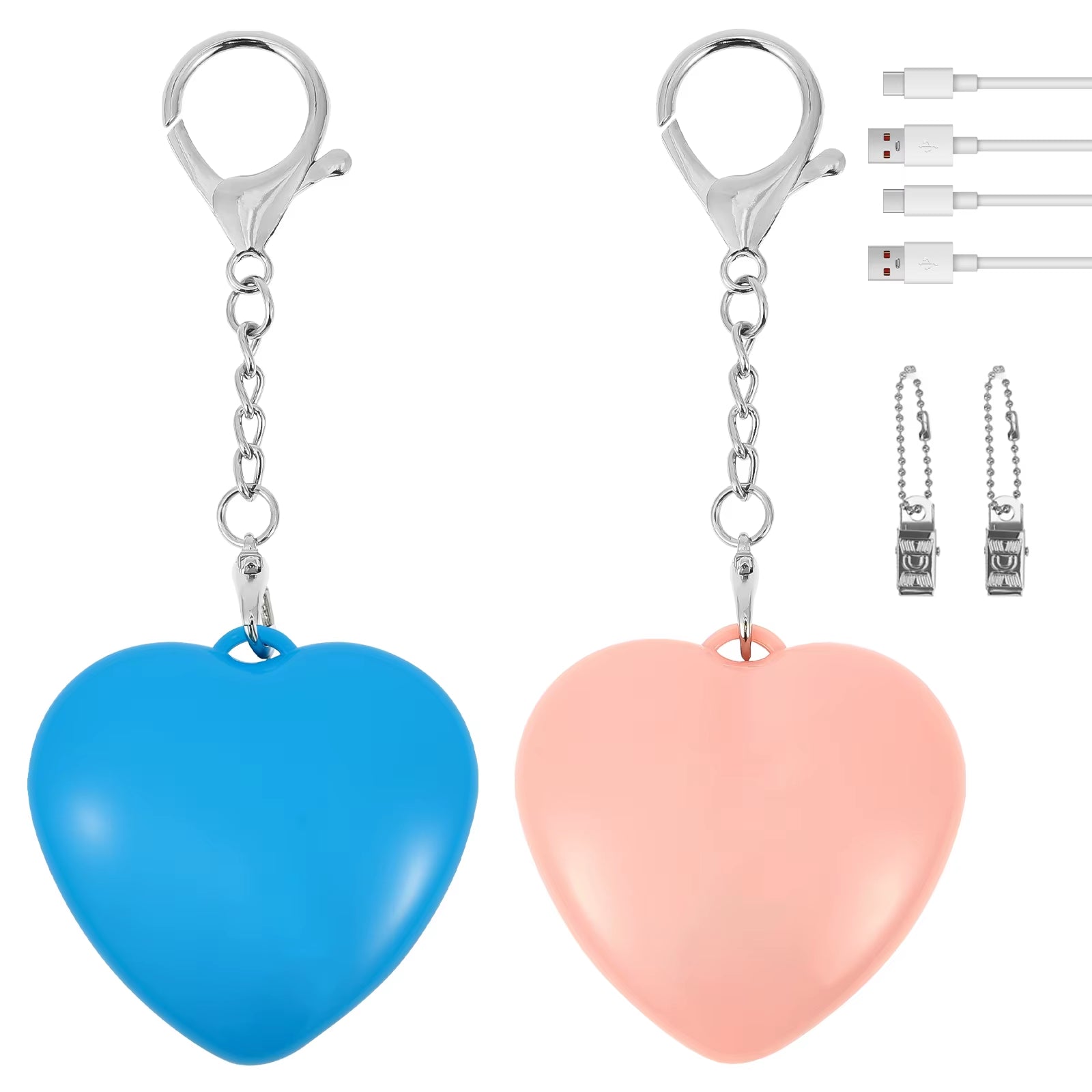 2Pc Purse Glow Heart Light LED Automatic Sensor Purse Light Touch Activated Handbag Light Handbag Night Light Handbag Purse Lamp