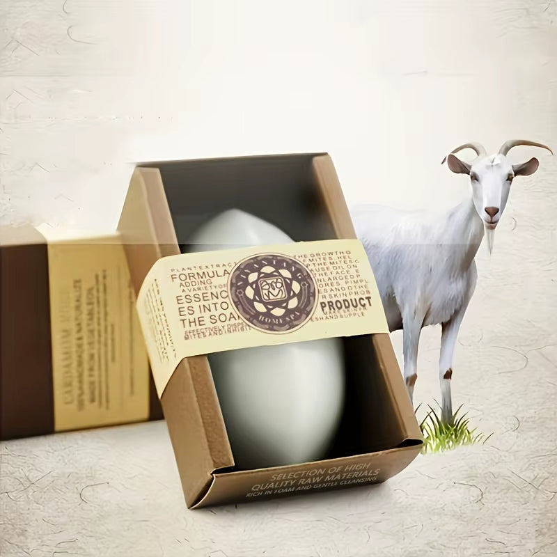 1 Pcs 110G Goat Milk Soap Handmade Natural Plant Extract Soap Deep Cleansing Moisturizing Bactericidal